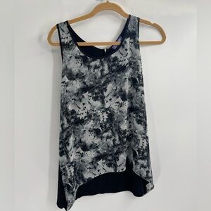 Vivienne vivienne tam polyester floral boho Y2k tank zipper back cami sz medium